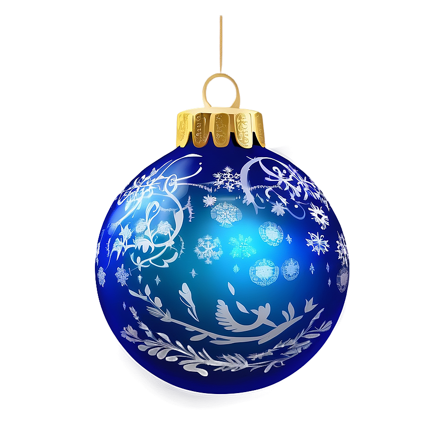 Blue Christmas Ornaments Png 56 PNG Image