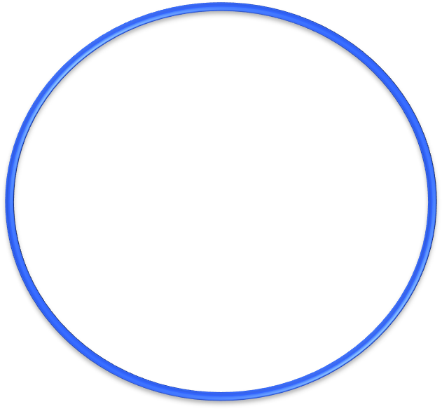 Blue Circle Outlineon Gray Background PNG Image