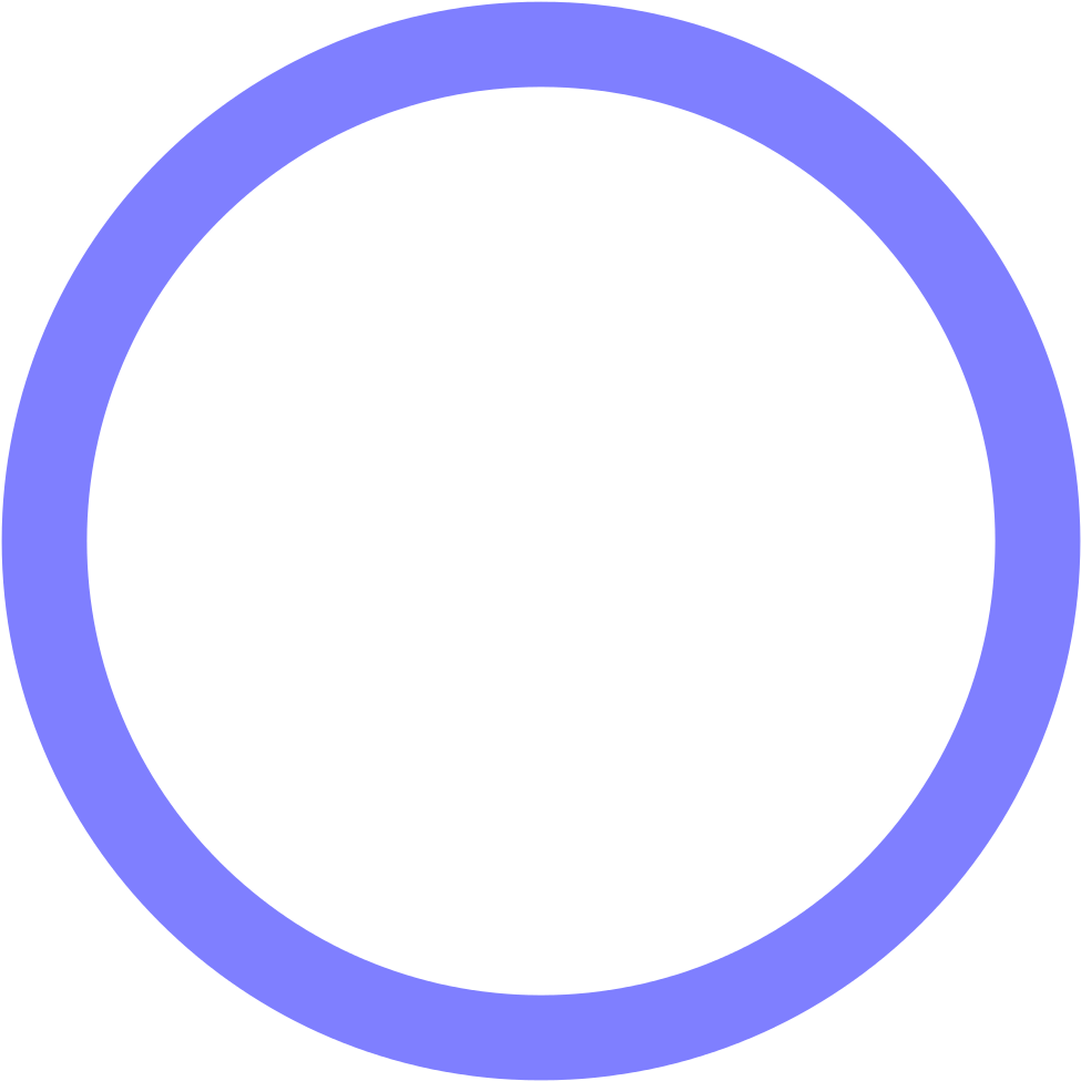 Blue Circle Simple Graphic PNG Image