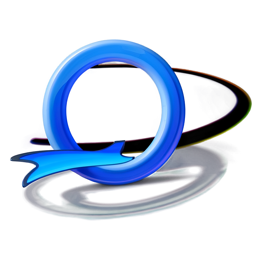 Blue Circle With Shadow Png Qsv PNG Image