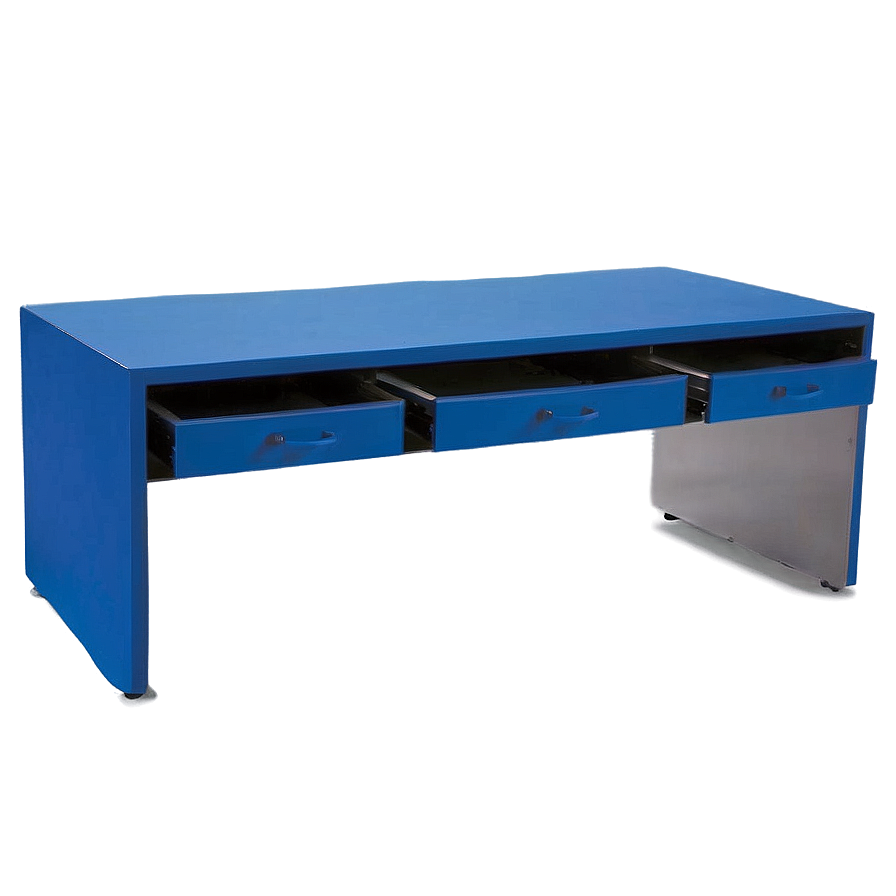 Blue Computer Desk Png Jft PNG Image