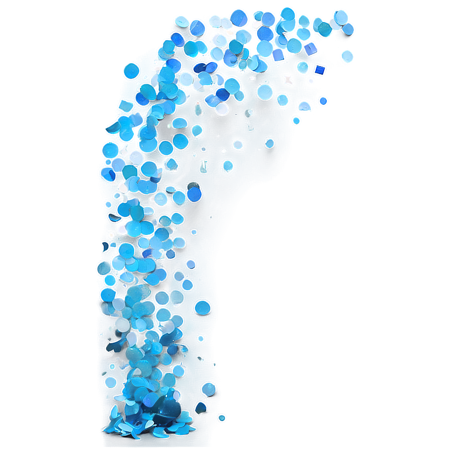 Blue Confetti Png Awc PNG Image