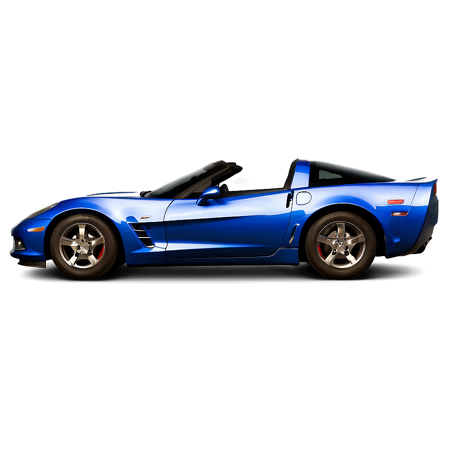 Blue Corvette Png Ccg PNG Image