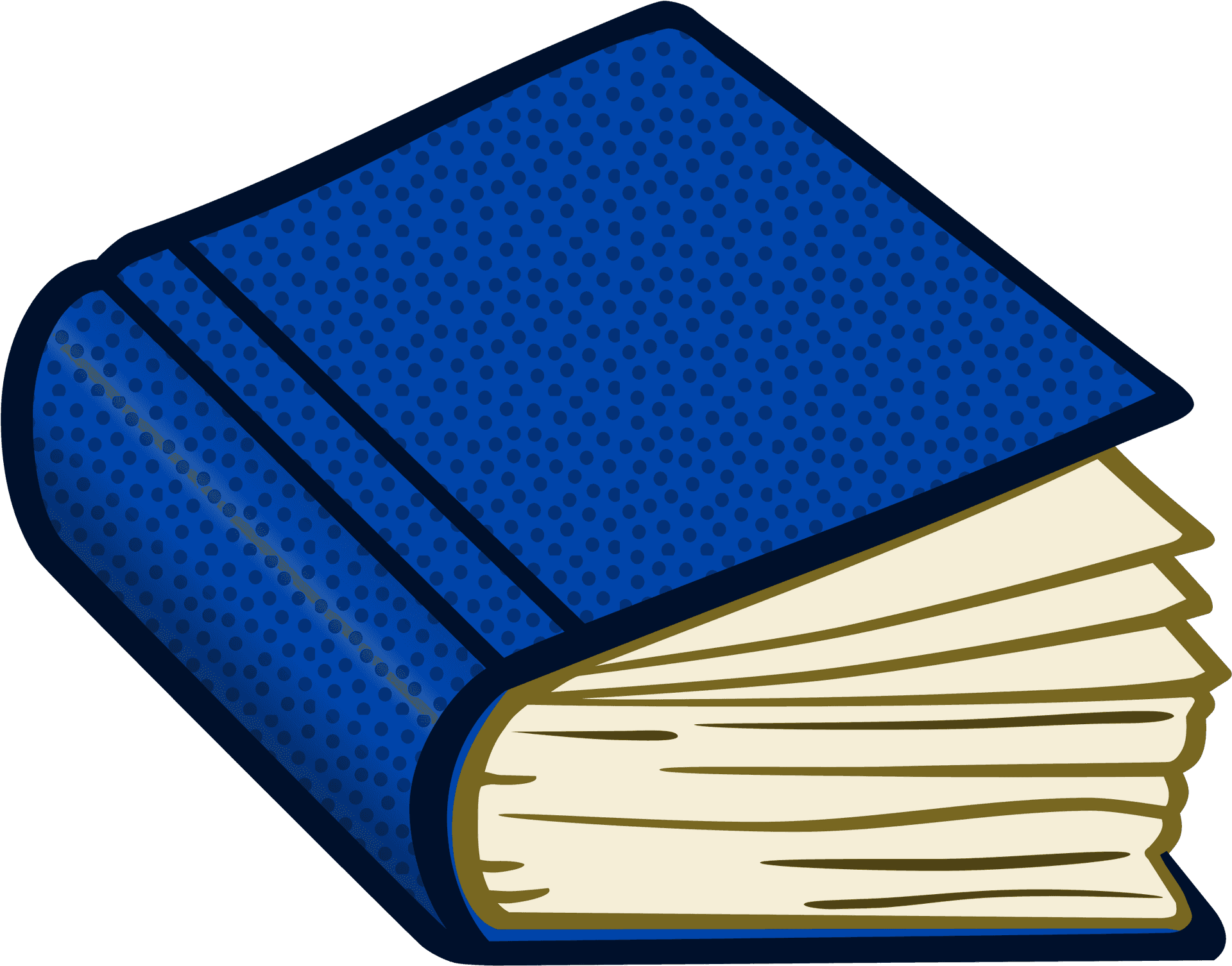 Blue Cover Book Clipart PNG Image