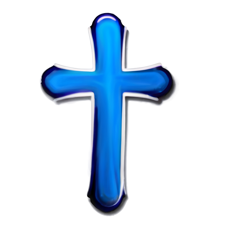 Blue Cross C PNG Image