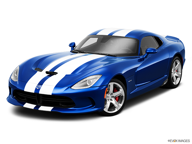 Blue Dodge Viper Sports Car PNG Image