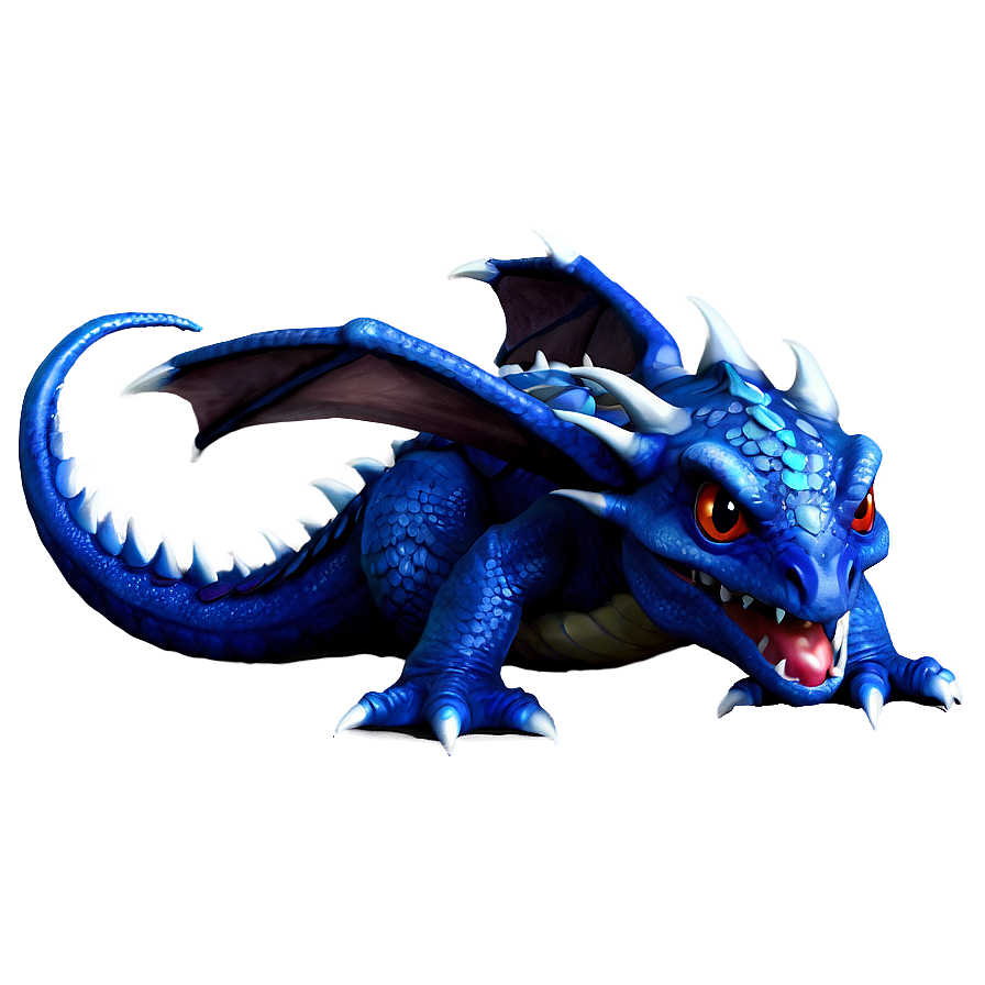 Blue Dragon Hatchling Png Hla PNG Image