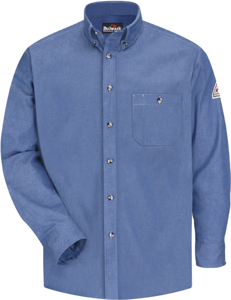 Blue Dress Shirt Professional Apparel PNG Image