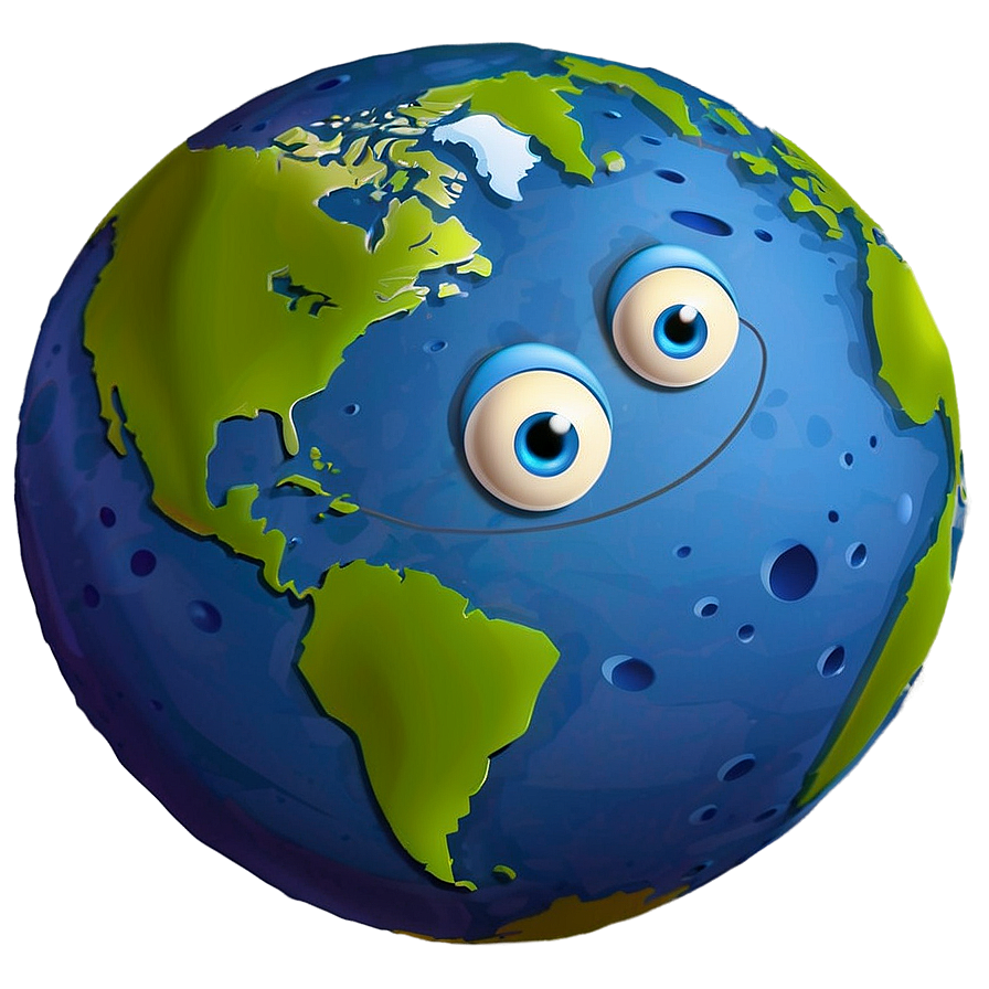 Blue Earth Cartoon Png 05252024 | PNGimages.com