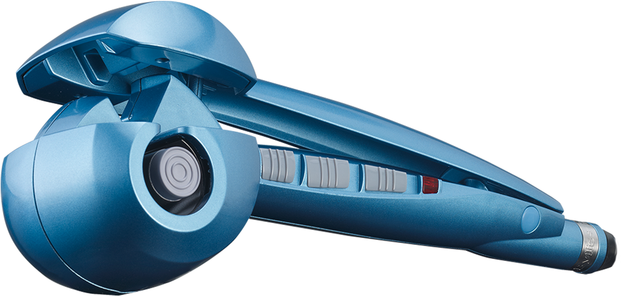 Blue Electric Curling Iron PNG Image