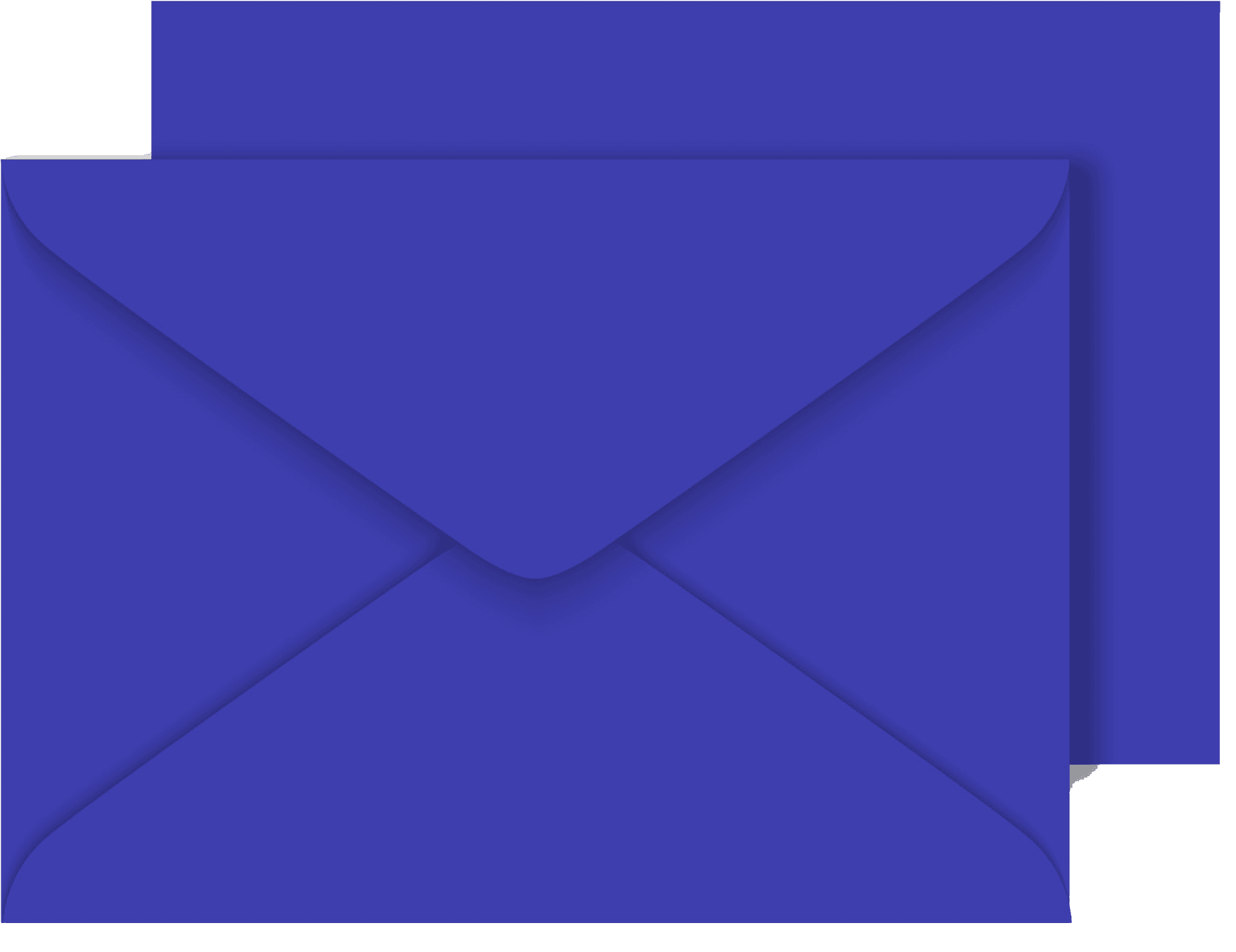 Blue Envelope Icon PNG Image