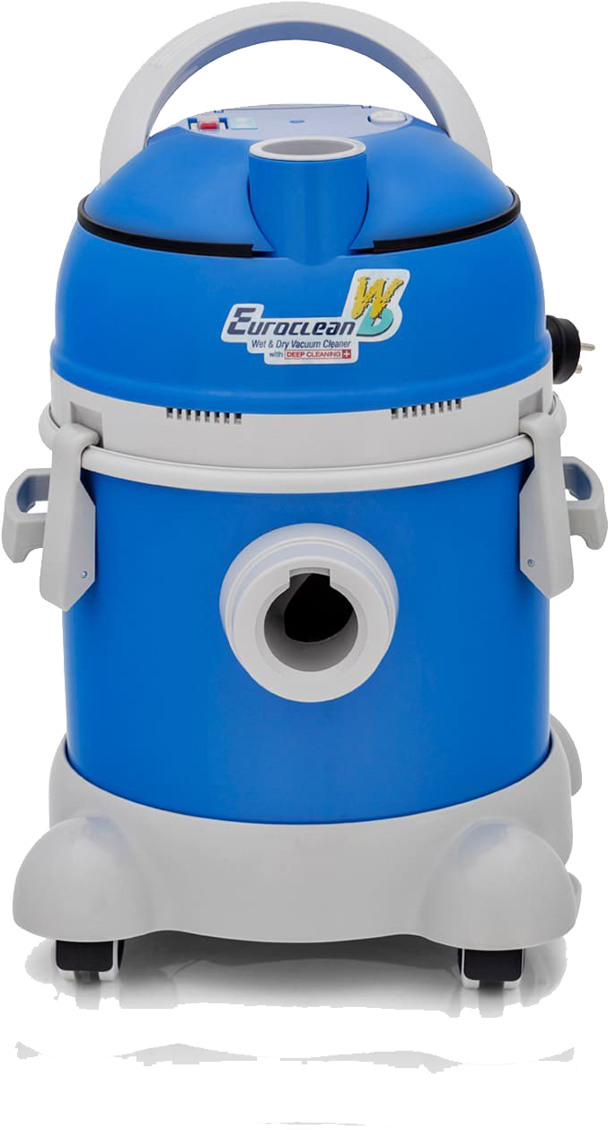 Blue Euroclean Wet Dry Vacuum Cleaner PNG Image