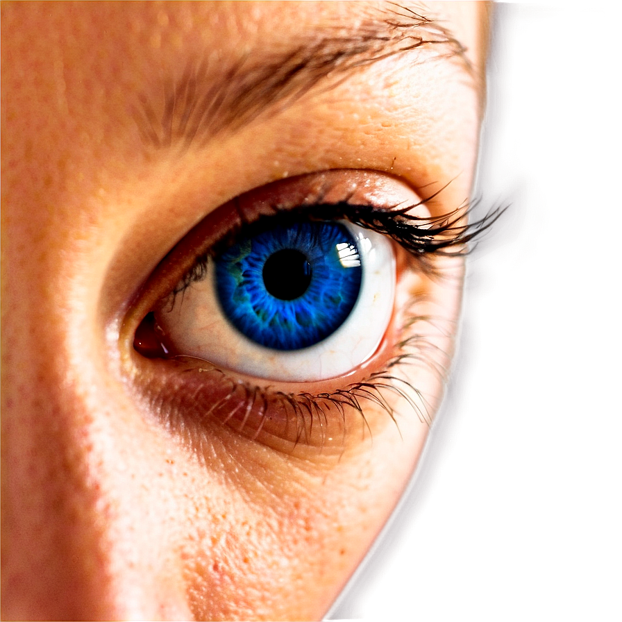 Blue Eyes Comic Style Png 06122024 PNG Image