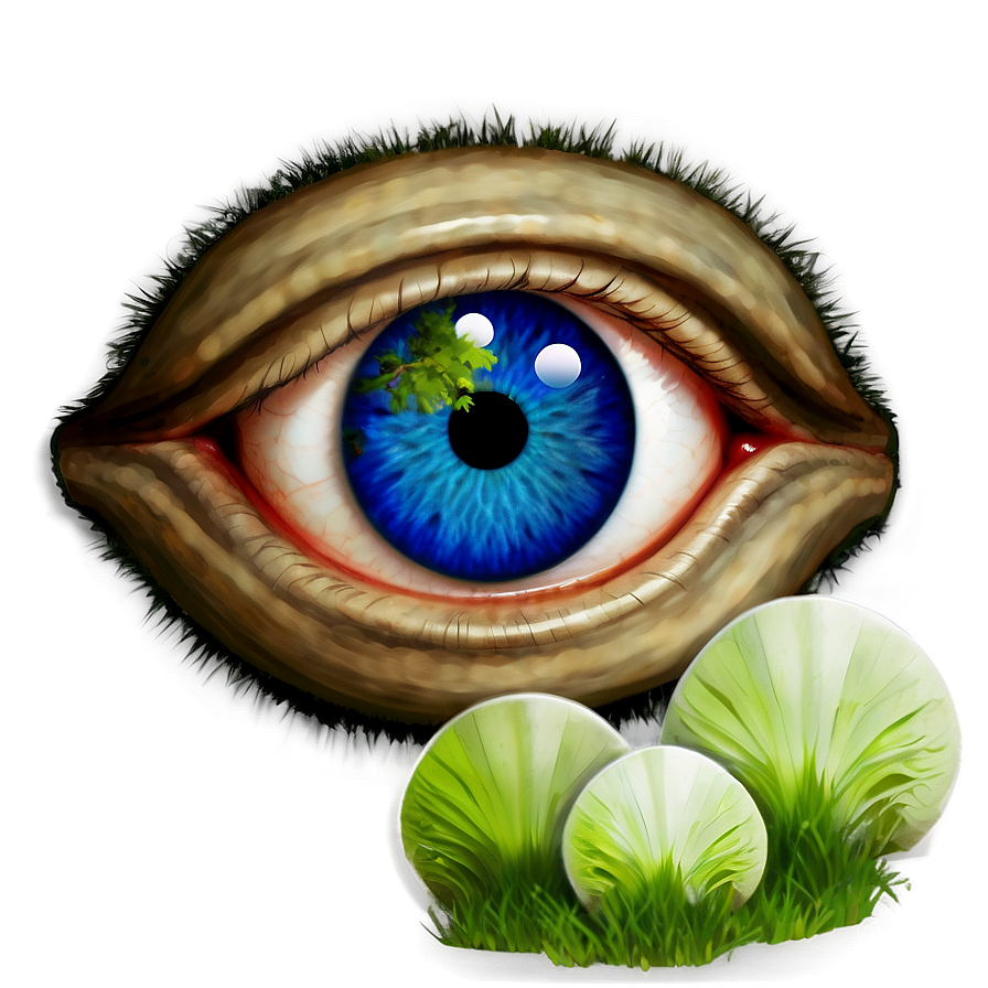 Blue Eyes In Nature Png Idh PNG Image