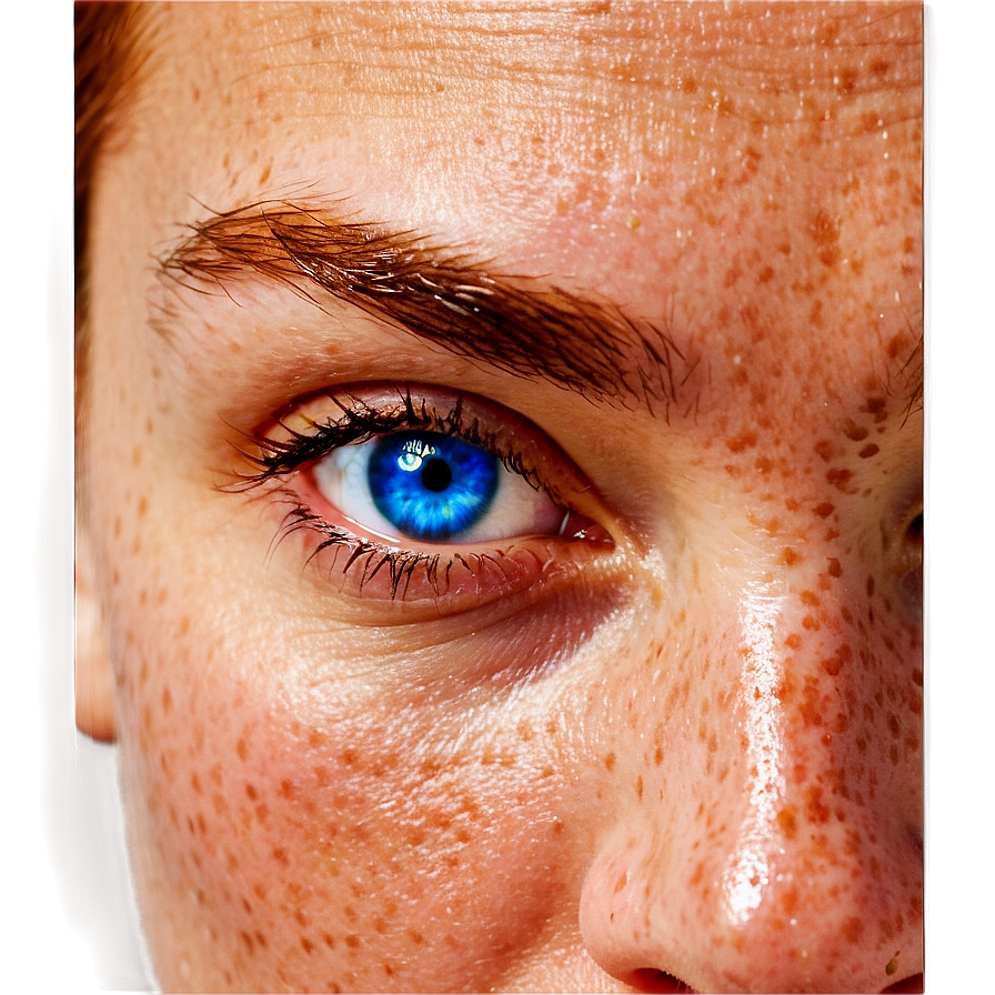 Blue Eyes With Freckles Png Gfp PNG Image