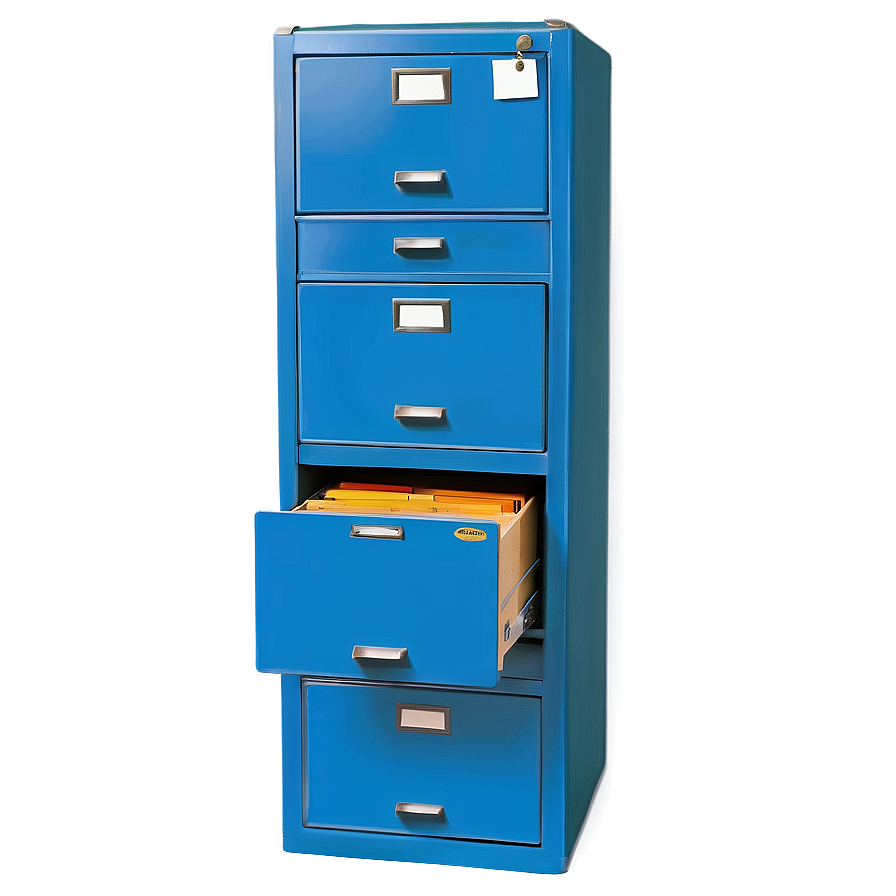 Blue Filing Cabinet Png Uya56 PNG Image