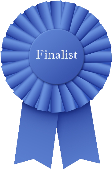 Blue Finalist Award Ribbon PNG Image