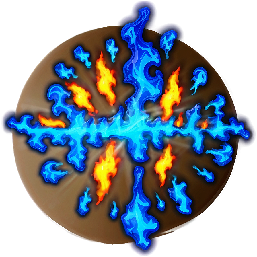 Blue Fire Effect Png 79 PNG Image