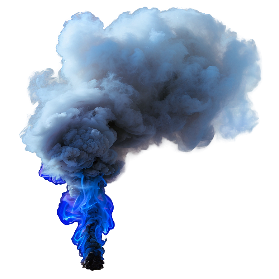 Blue Fire Smoke Png 06112024 PNG Image