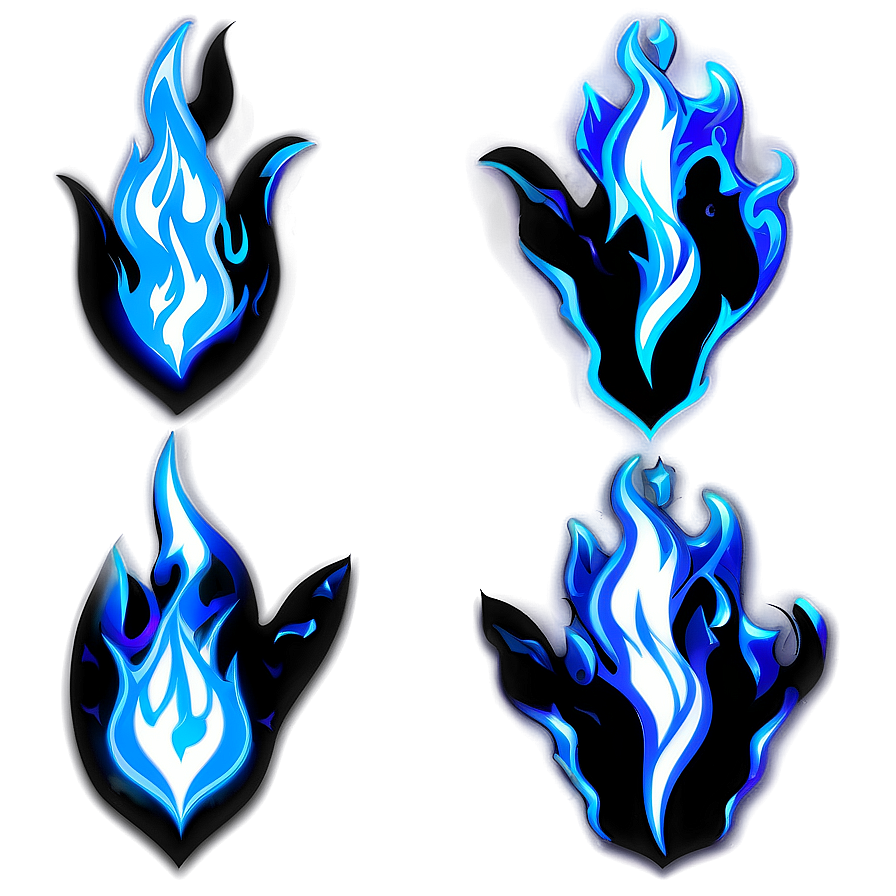 Blue Fire Symbol Png Ecd PNG Image