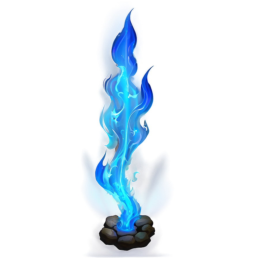 Blue Flame Aura Png 06202024 PNG Image