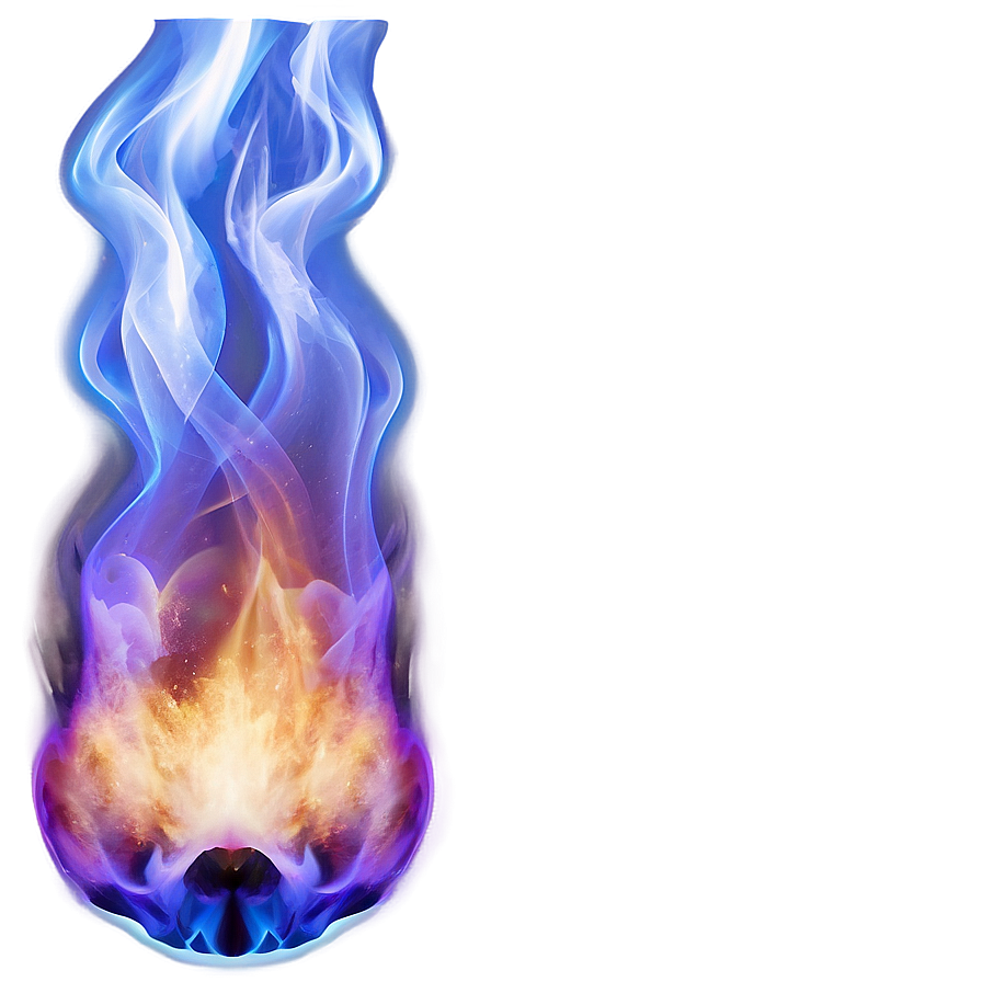 Blue Flame Png Seq51 PNG Image