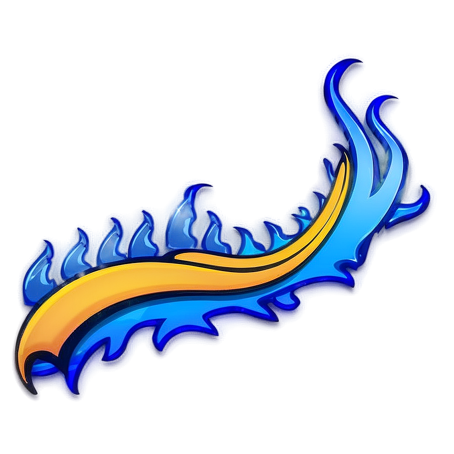 Blue Flames Graphic Png 05062024 PNG Image