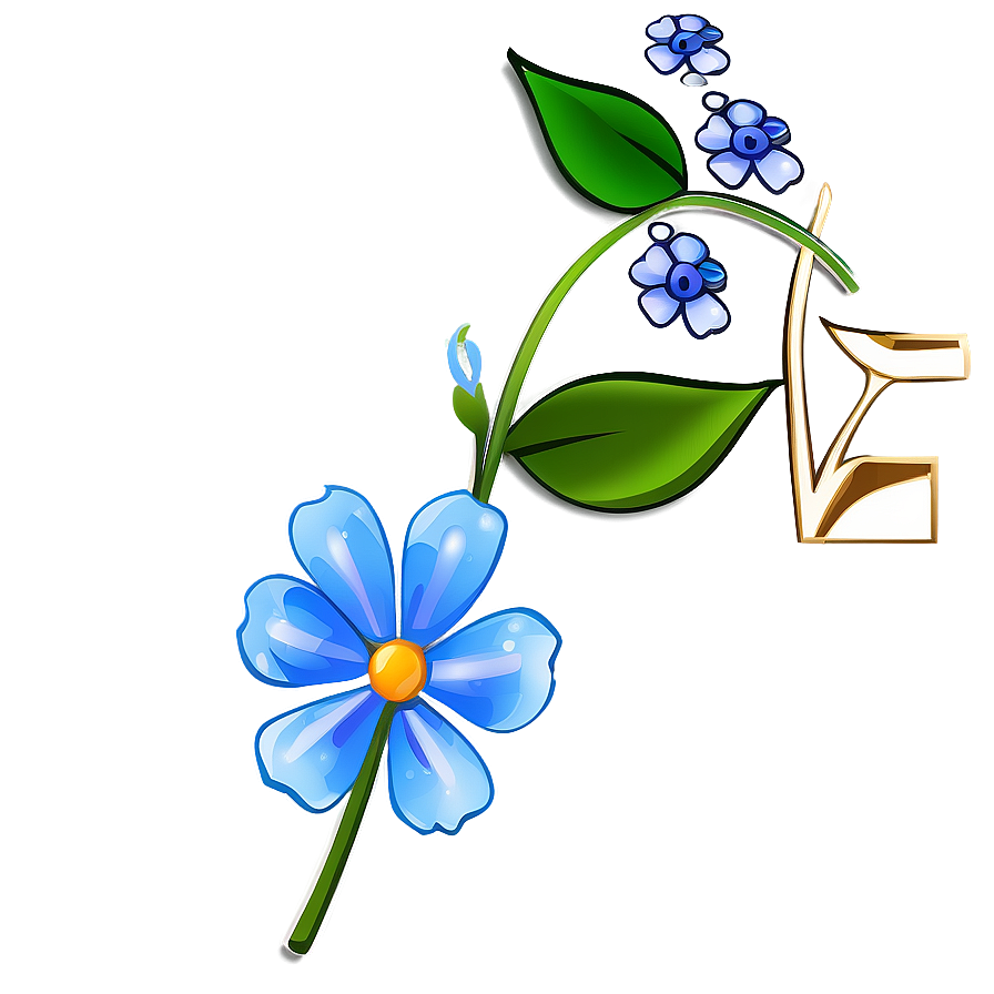 Blue Flower Craft Png Ump89 PNG Image