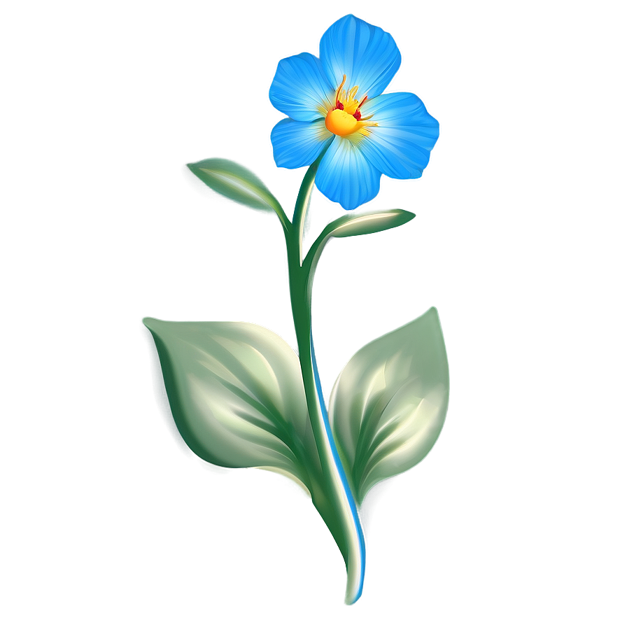 Blue Flower Majesty Png 05242024 PNG Image