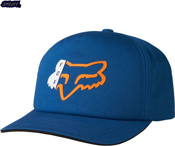 Blue Fox Logo Baseball Cap PNG Image