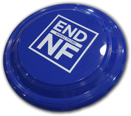 Blue Frisbeewith End N F Logo PNG Image