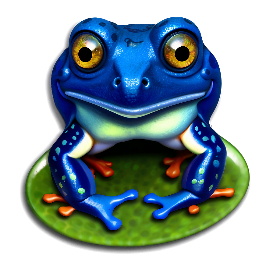 Blue Frog Clipart Png 27 PNG Image