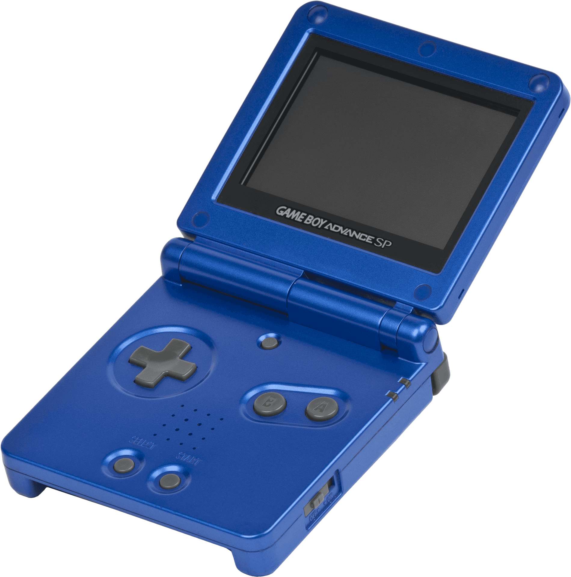 Blue Game Boy Advance S P PNG Image