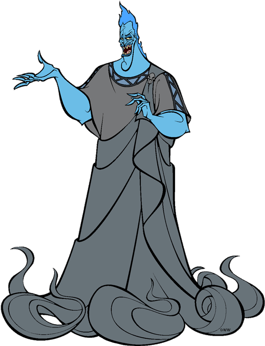 Blue Genie Expressive Gesture PNG Image