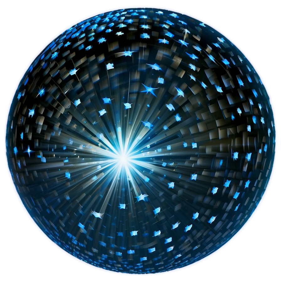 Blue Glitter Ball Png 32 PNG Image