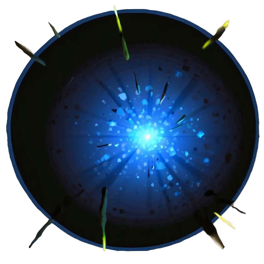 Blue Glow B PNG Image