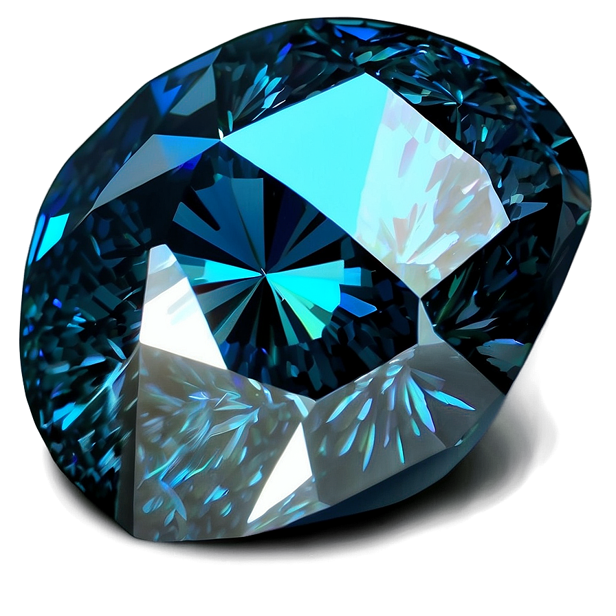 Blue Glow Diamond Png 06122024 PNG Image