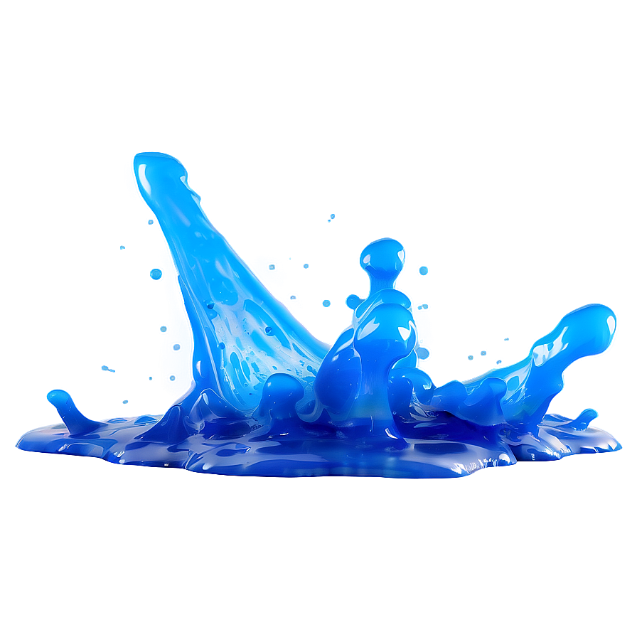 Blue Glow Splash Png Ldc PNG Image