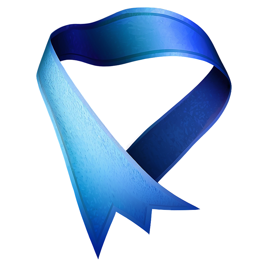 Blue Gradient Ribbon Graphic Png Snh42 PNG Image