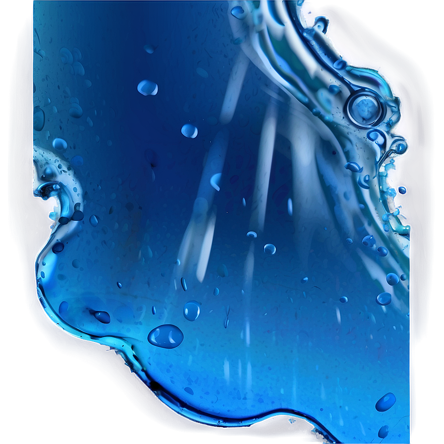 Blue Gradient Splash Png 06202024 PNG Image