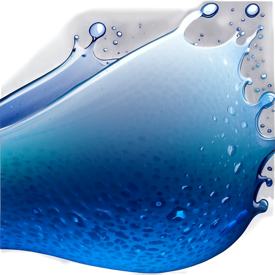 Blue Gradient Splash Png 73 PNG Image