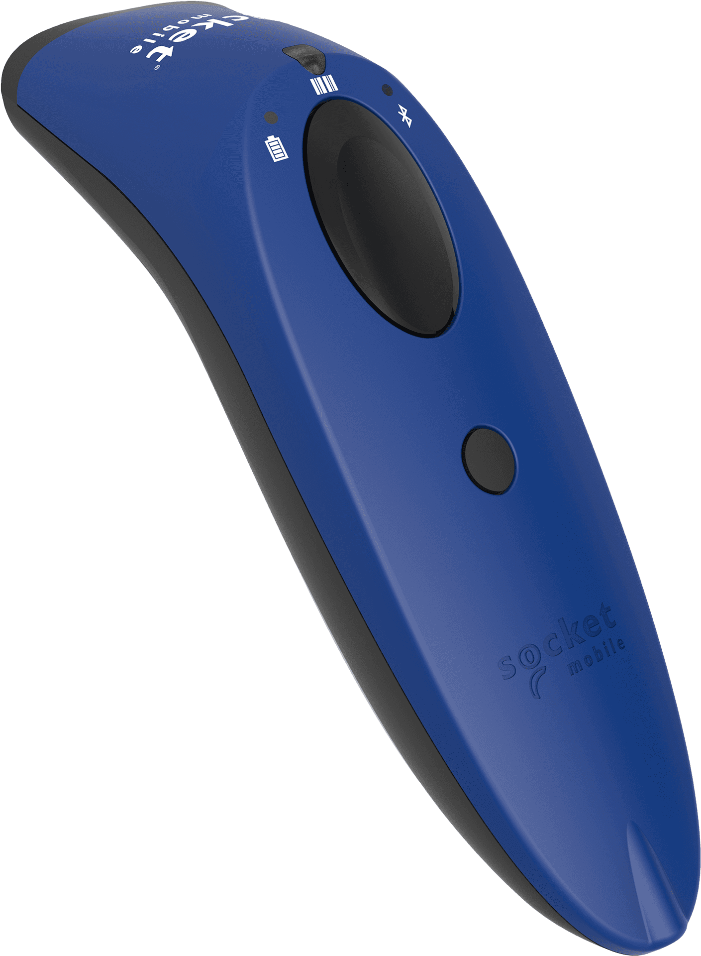 Blue Handheld Barcode Scanner PNG Image