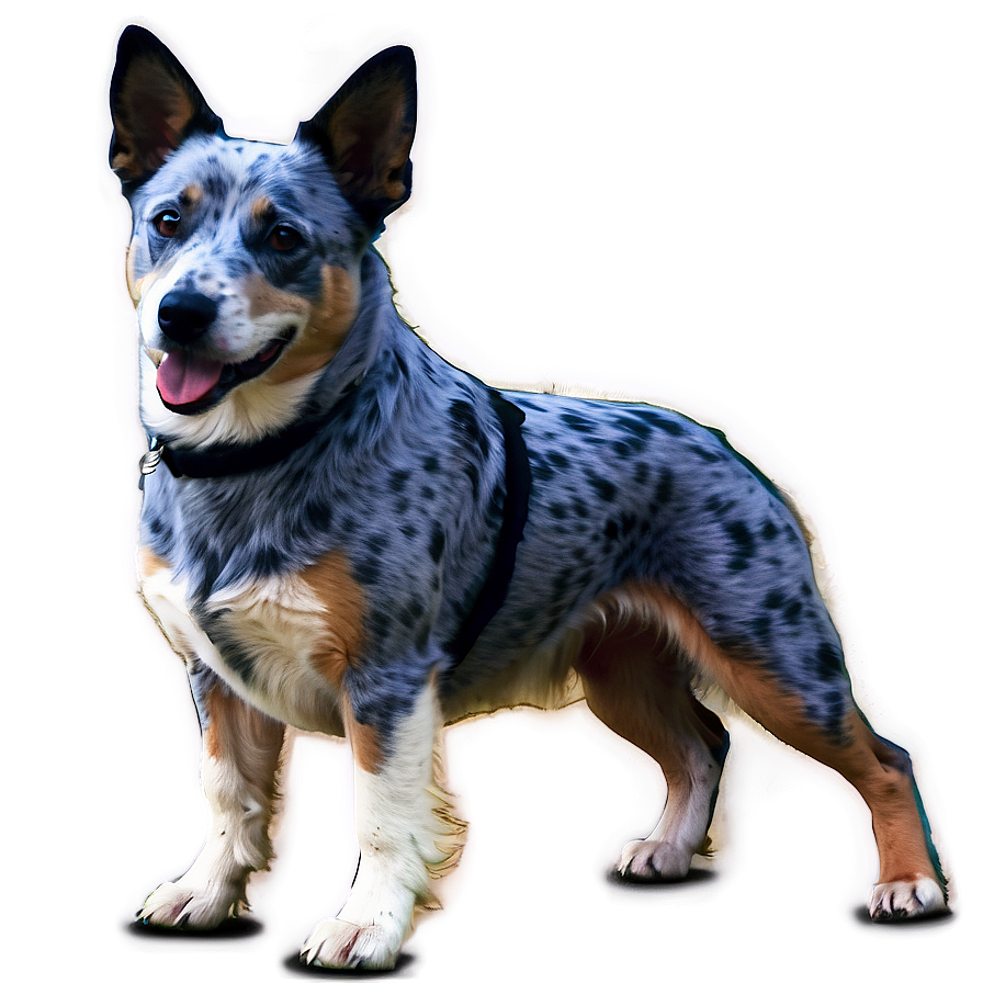 Blue Heeler On Walk Png Yjh35 PNG Image