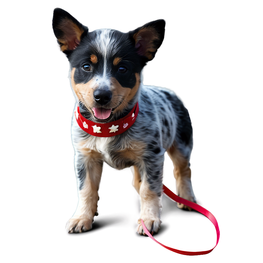 Blue Heeler With Ribbon Png 06282024 PNG Image