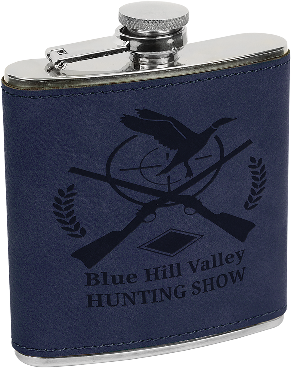 Blue Hill Valley Hunting Show Flask PNG Image