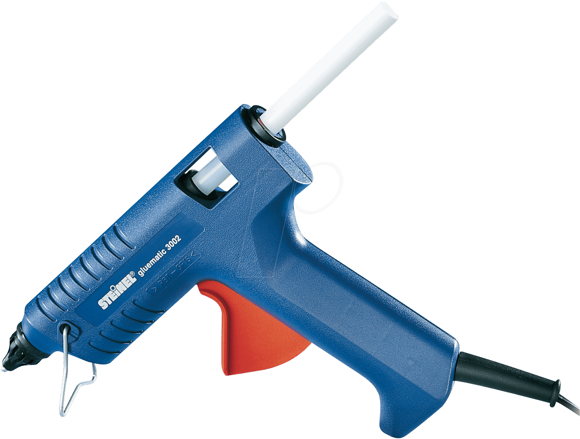 Blue Hot Glue Gun PNG Image