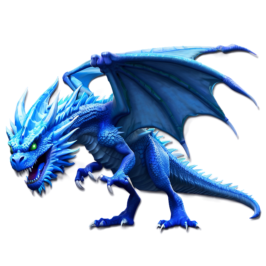 Blue Ice Dragon Png 89 PNG Image