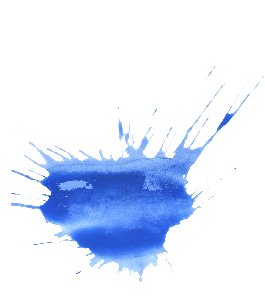 Blue_ Ink_ Splatter_ Texture PNG Image