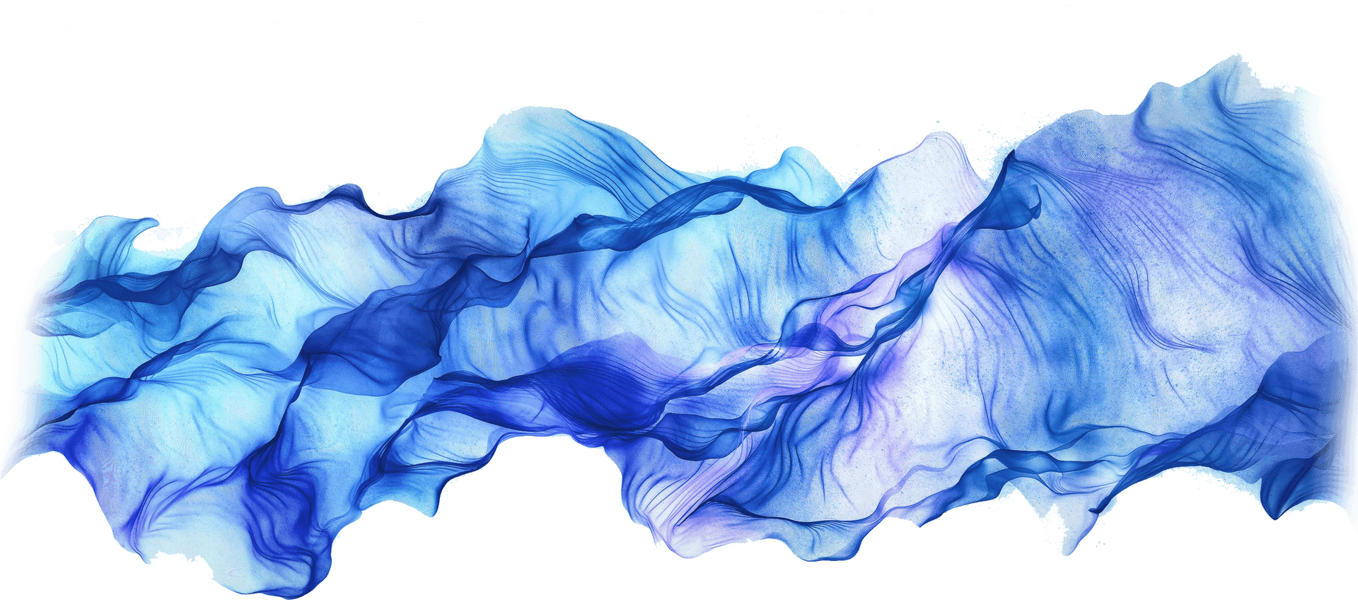 Blue_ Ink_ Wave_ Abstract_ Art.png PNG Image