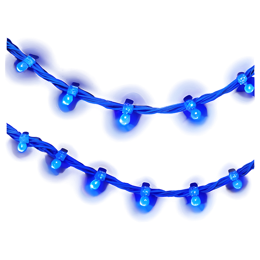 Blue Led Christmas String Lights Png 87 PNG Image